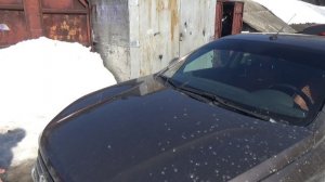 Дополнительный уплотнитель капота Лада Веста. Теперь всё чисто.