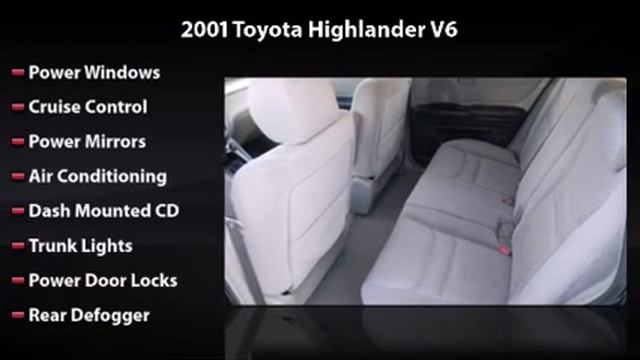 2001 Toyota Highlander V6 смотреть онлайн