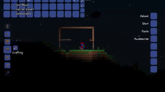 Terraria! Lets Play Episode 3- Fighting Monsters! смотреть онлайн