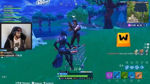MISSILE LAUNCH BEST ANGLE | TSM SQUADS | DAEQUAN CARRIES - (Fortnite Battle Royale) смотреть онлайн