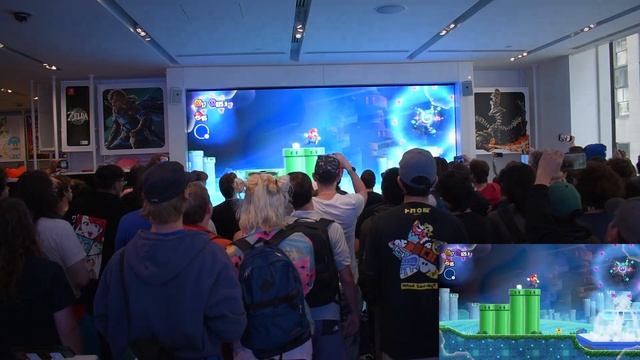 Super Mario Bros. Wonder Reveal Live Reactions at Nintendo NY [Nintendo Direct 6.21.2023] смотреть онлайн
