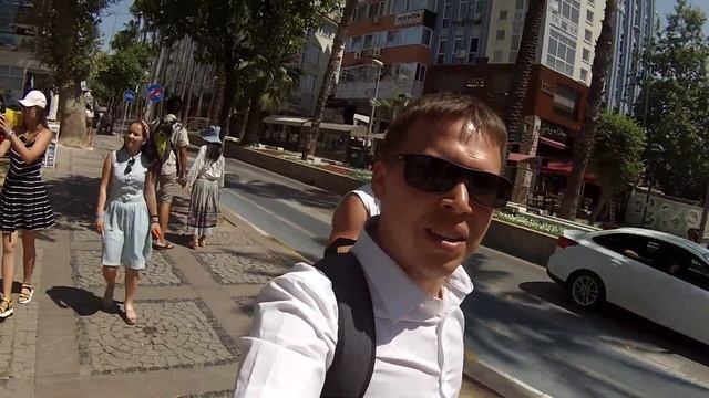 Турция, Анталия, Сиде. Часть 2. Калеичи - исторический центр Анталии. Фуникулер Тюнектепе. смотреть онлайн