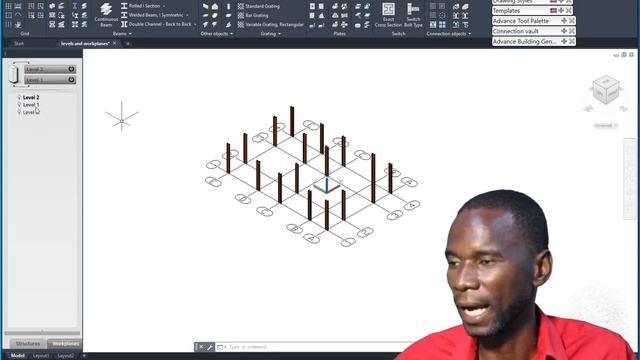 ADVANCE STEEL | LEVELS AND WORKPLANES | EASY YOUR MODELING AND EDITING WORKFLOW смотреть онлайн