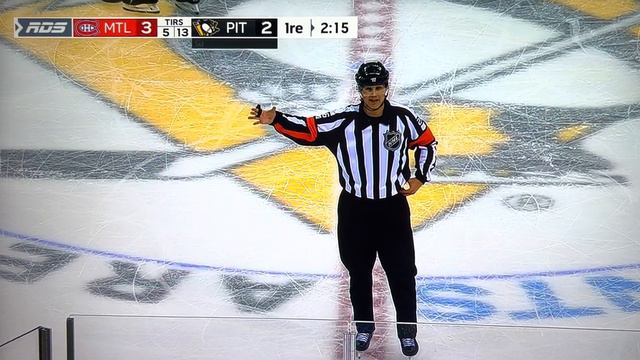 Alex Belzile gets hit 2 times by Sidney Crosby and Kris Letang and gets penalized for embellishment смотреть онлайн
