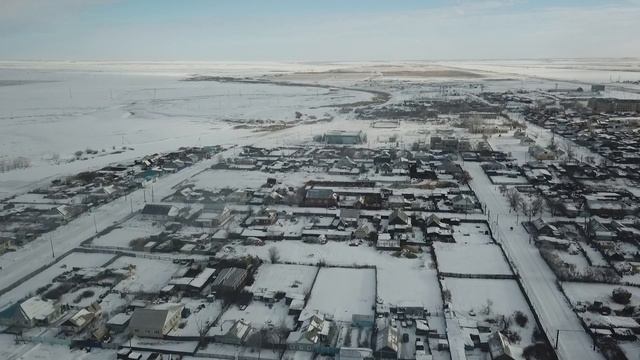 п.Комсомольский с высоты птичьего полета