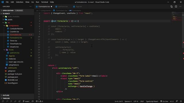 React + TypeScripts: customHooks смотреть онлайн