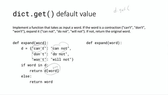dict.get() default value // Python One-Liner Tips & Tricks смотреть онлайн