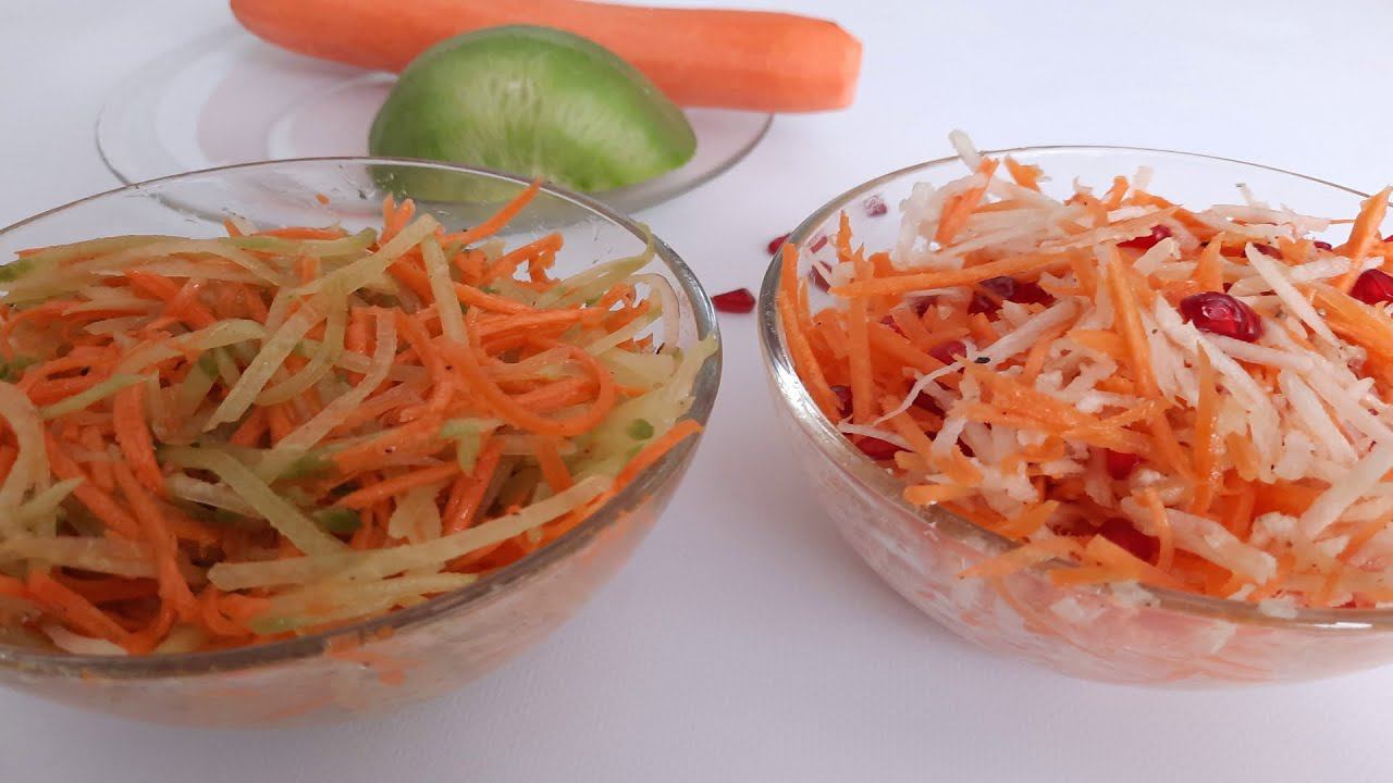 Лучше РЕДЬКИ, только две редьки: ЗЕЛЕНАЯ И ЧЕРНАЯ. ДВА быстрых овощных САЛАТА. смотреть онлайн