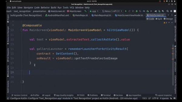 Extract Text From Images Using ML-KIT Text Recognition Api || Clean Architecture || Jetpack Compose