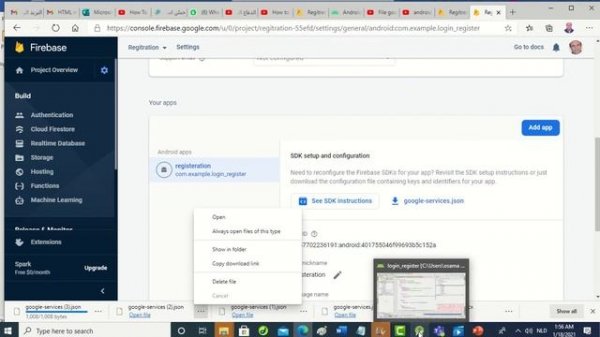 ERROR File google services json is missing The Google Services Plugin cannot function without it
