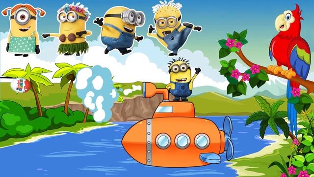Minions funny Kinder Surprise Eggs + with Minion Kids Toys form Despicable Me + Гадкий Я + Миньоны смотреть онлайн