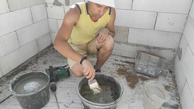 Как замешивать клей для газоблока