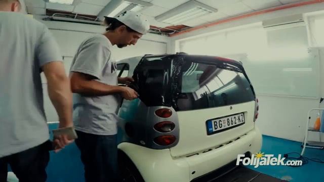 Zatamnjivanje stakala i presvlačenje vozila folijom / Folija Štek смотреть онлайн