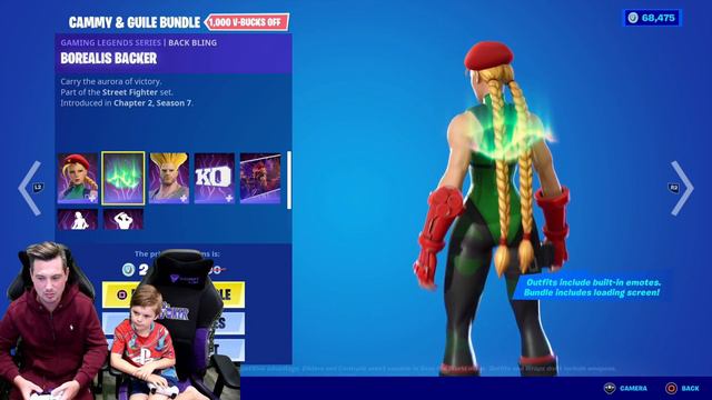 TRUMAnn Giving My 7 Year Old Kid NEW CAMMY & GUILE Bundles! Unlocking NEW STREET FIGHTER Skins Set! смотреть онлайн