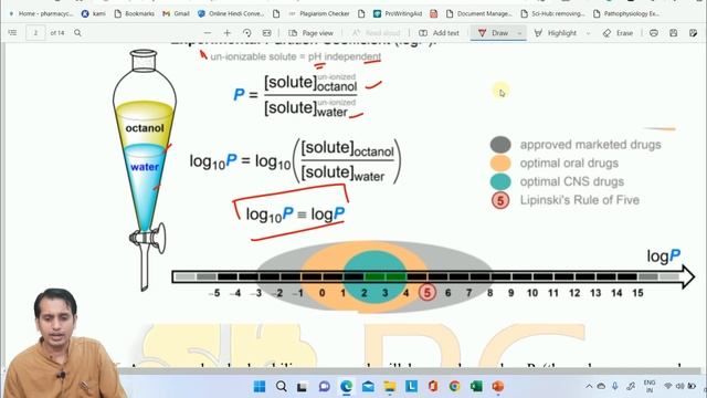 Drug Design (Part 4): Physicochemical Parameter Used in QSAR | Partition Coefficient (Log P) смотреть онлайн