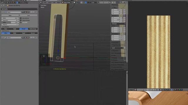 Bent Plywood Stool Part 2 Texturing смотреть онлайн