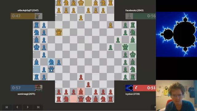 4 player chess teams #212 A wrong move can cost the game ft. e4bc4qh5qf7 смотреть онлайн
