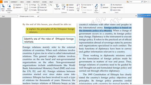 Grade Twelve Civic unit one Building Democratic System Lecture 7 Ethiopian Foreign Relations Amh смотреть онлайн