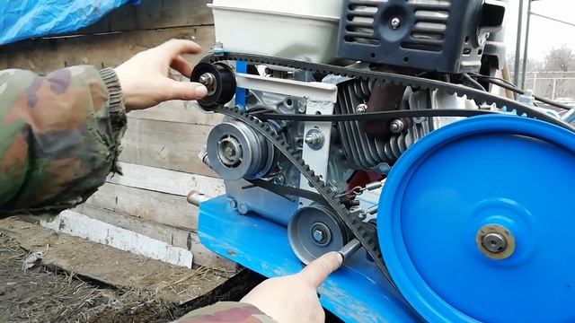 Задний ход мотоблок Нева.Необычная самоделка! смотреть онлайн