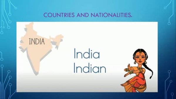 COUNTRIES AND NATIONALITIES