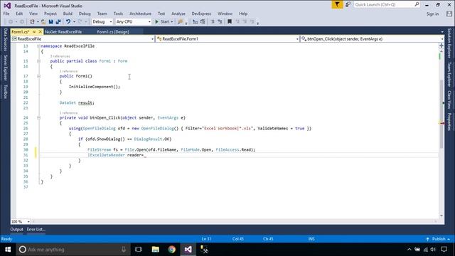 C# Tutorial - How to read an excel (.xls/.xlsx) file | FoxLearn смотреть онлайн