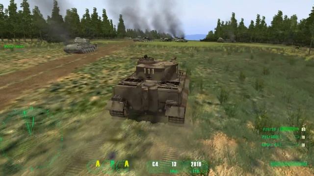 T34 vs Tiger - "Tigers Shake Kurtenki" - with Project ZeeWolf Expansion смотреть онлайн