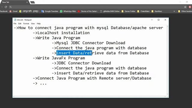 Intro: How to connect java program with mysql Database/apache server смотреть онлайн