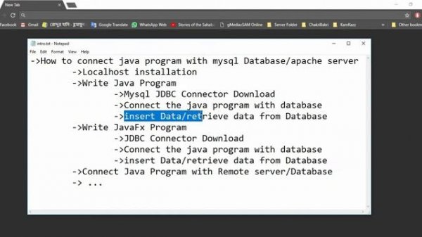 Intro: How to connect java program with mysql Database/apache server