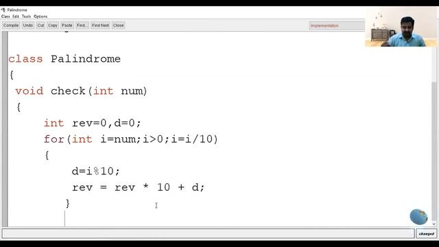 JAVA PROGRAMMING | PALINDROME NUMBER CHECK | ICSE | BLUEJ смотреть онлайн