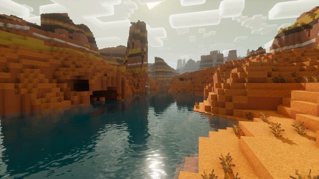 1 Hour Of Minecraft Nostalgia In A Desert Canyon