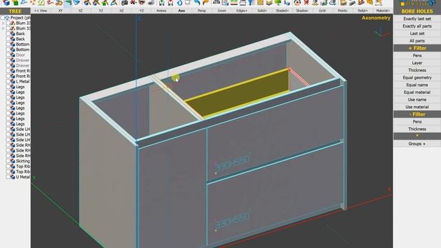 Sketch Up Import of a Cabinet смотреть онлайн
