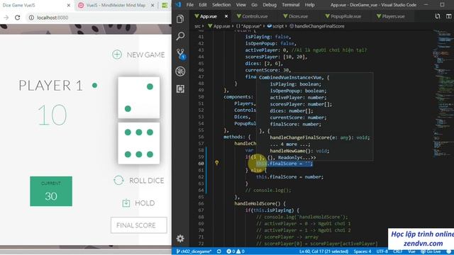 Lập trình VueJs - 44 Chức năng Final Score Phần 02 смотреть онлайн