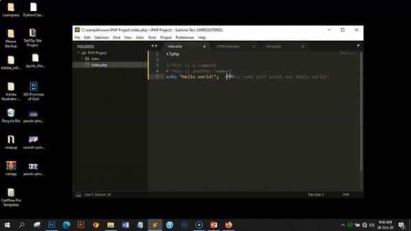 How to use comments in PHP