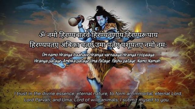 Shiva Namaskar Mantra || Lyrics & Meaning. смотреть онлайн