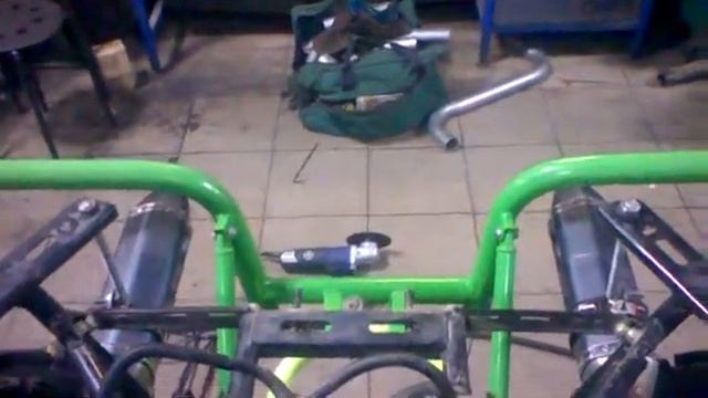 Разводка выхлопной системы на квадроцикл. смотреть онлайн