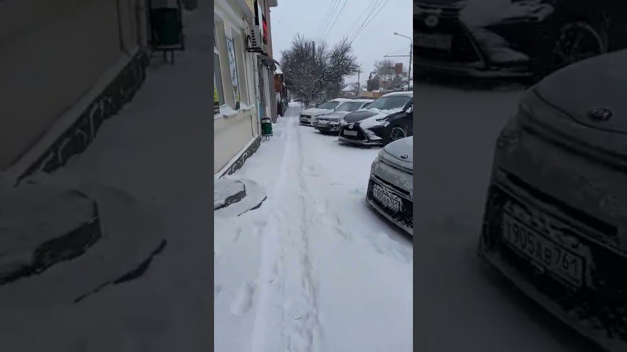 24.01.22 Ростов-на-Дону после снегопада. Редкое явление смотреть онлайн