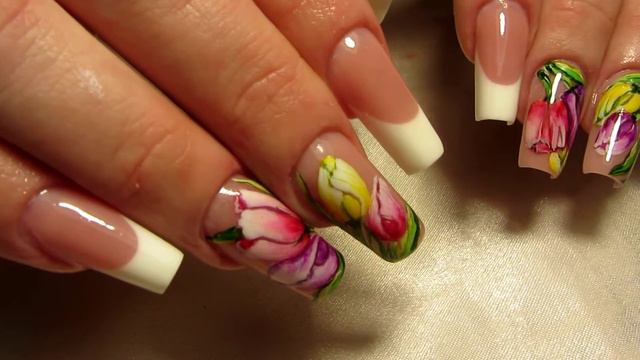 Квадрат, френч, арка, роспись акварель смотреть онлайн