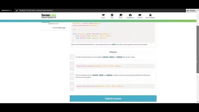 Demo - SensioLabs University Platform, the official eLearning platform for Symfony & PHP смотреть онлайн