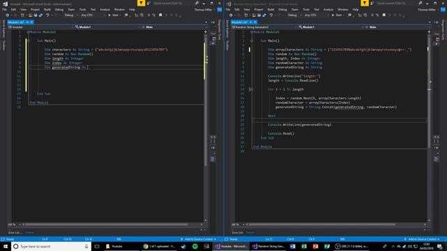 Visual Basic - Creating Random Strings of Numbers, Letters and Symbols смотреть онлайн