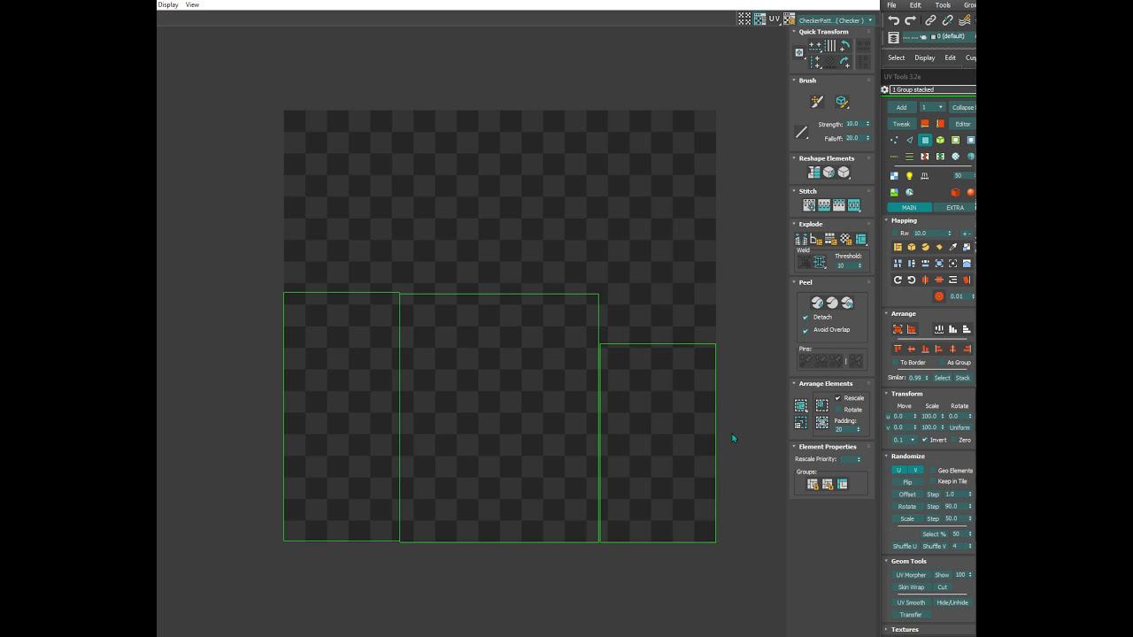 Dark Max № 80 - UV packaging with stack similar elements in UV Tools смотреть онлайн