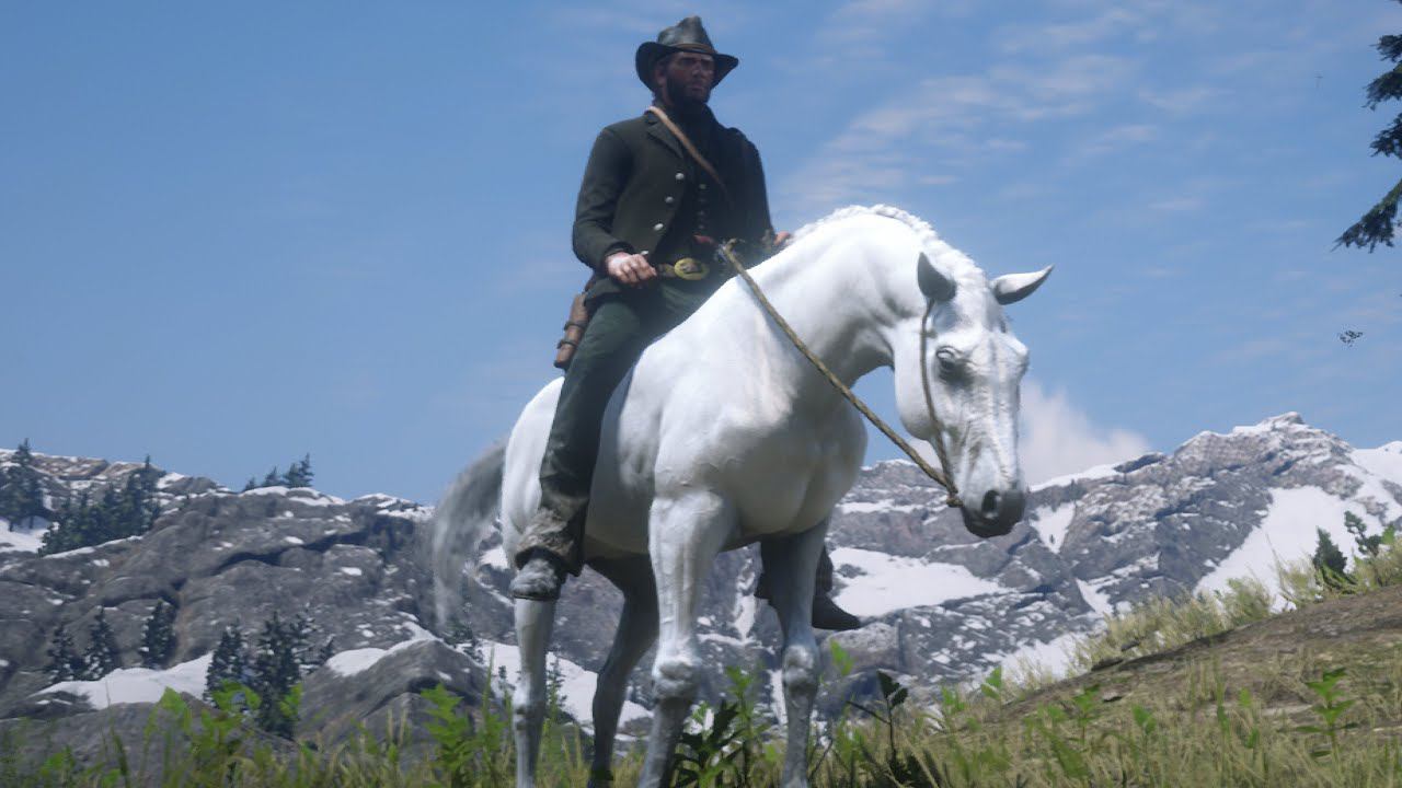 Red Dead Redemption 2 (RDR2) - В погоне за белой кобылой. Где найти Белую лошадь... смотреть онлайн