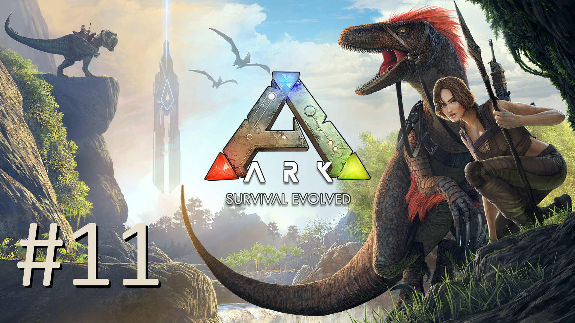 Играем в ARK: Survival Evolved - Island. Часть 11 (кооператив)