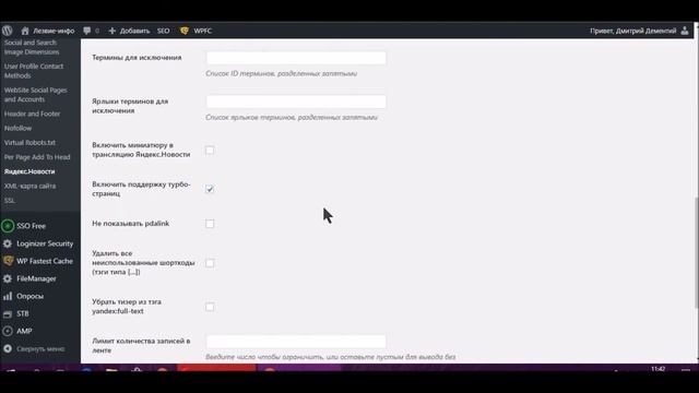 Как настраивать турбо страницы на WordPress смотреть онлайн