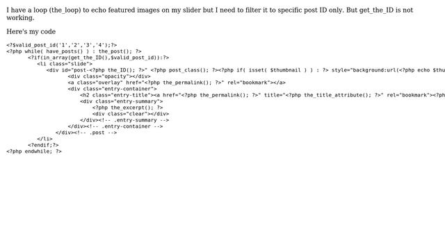 Wordpress: get_the_ID not returning correct ID value смотреть онлайн