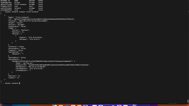 Docker: Network disconnect container смотреть онлайн