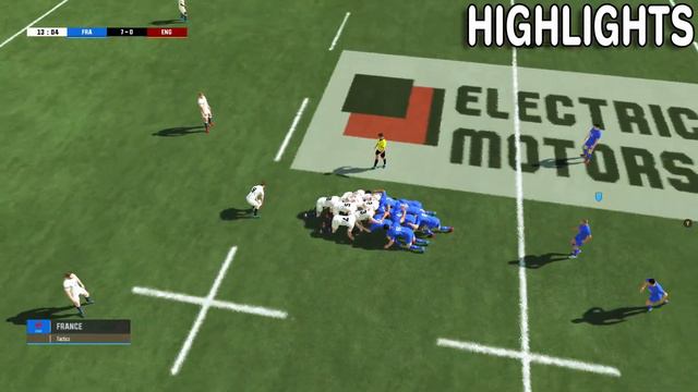 FRANCE v ENGLAND | 6 Nations 2024 Round 5 | Rugby 22 - Legend Difficulty Gameplay & Commentary смотреть онлайн