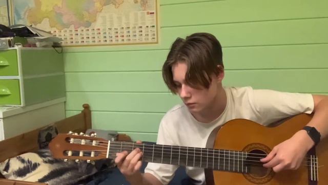 Как играть начало Smoke on the water на гитаре смотреть онлайн