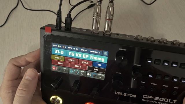 Valeton GP200 LT - Modo STOMP