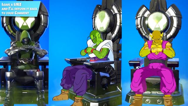 Piccolo doing all Fortnite Built-In Emotes シ смотреть онлайн