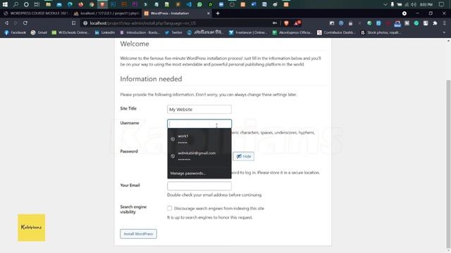 WordPress Installation By XAMPP | Local Environment Create |Part-2 |Lecture-6,7 | WordPress Tutoria смотреть онлайн